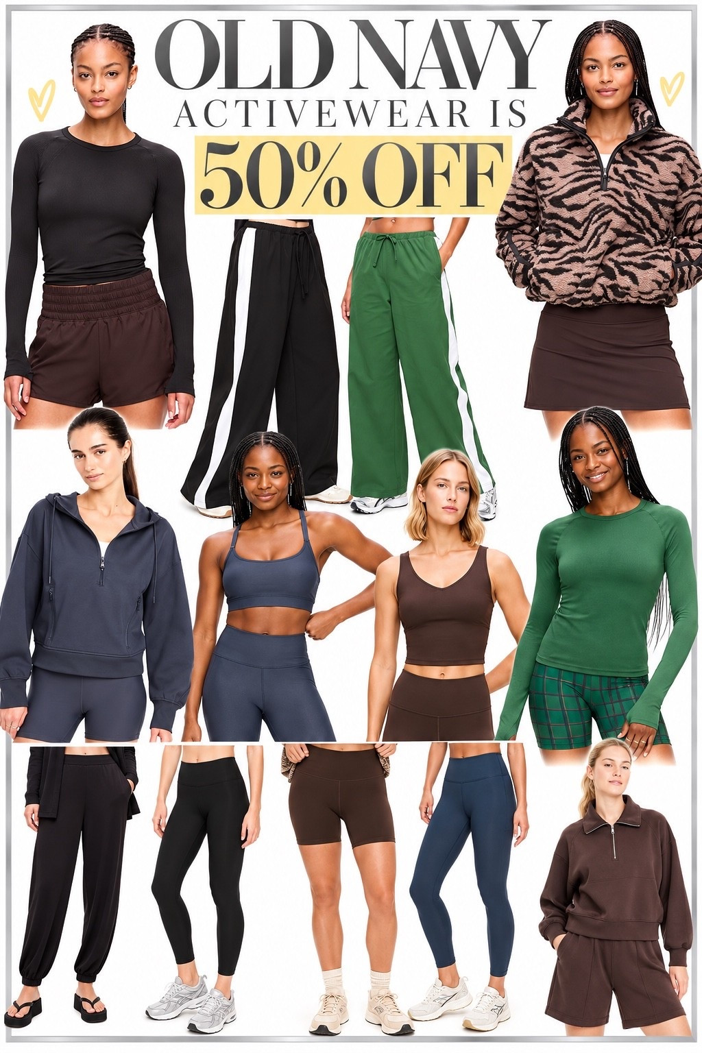 Old Navy Activewear is 50% OFF