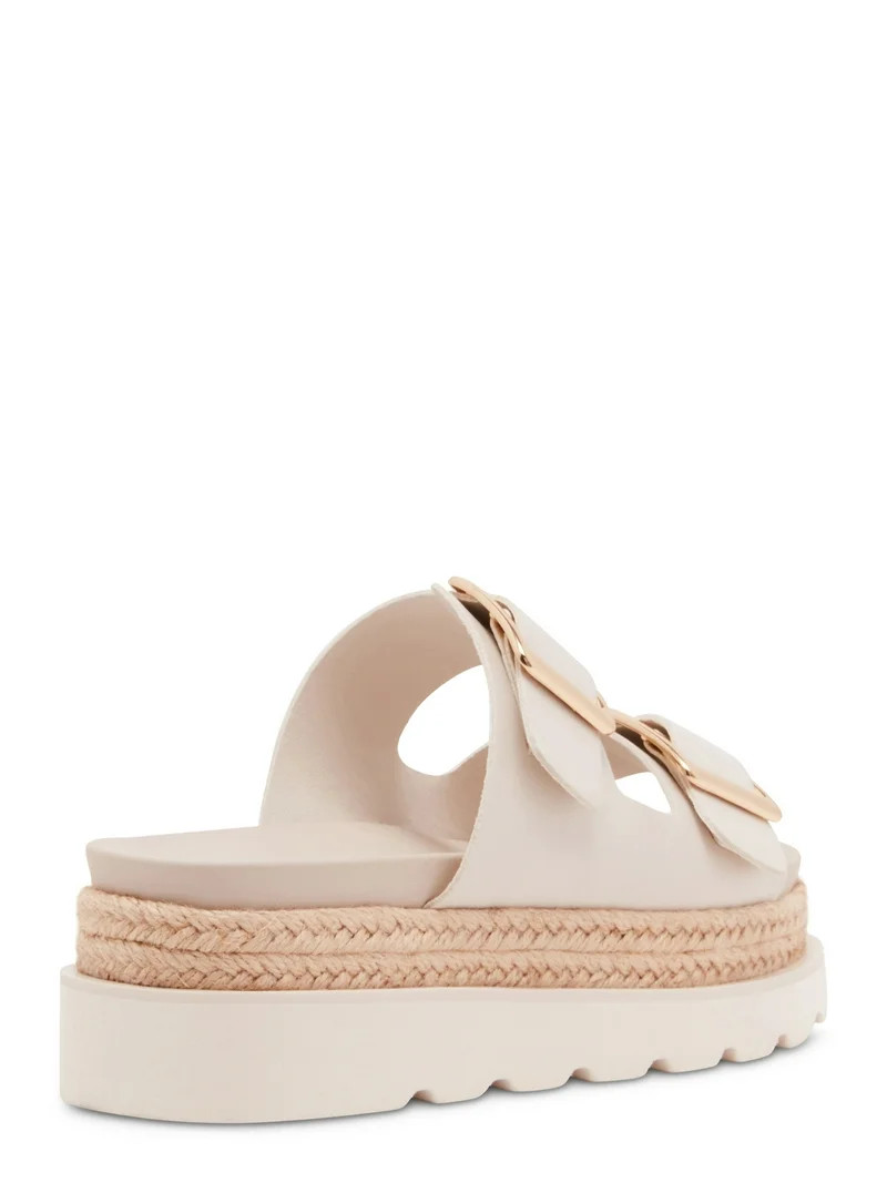 Madden Girl Women's Mythicall Two Strap Slide Platform Sandal | Walmart (US)