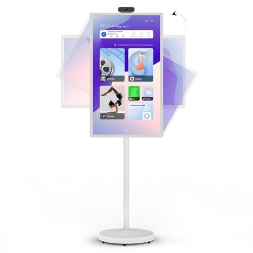 ApoloSign 32" Portable TV, 1080p Portable Monitor with Incell Touch Screen, 8G RAM+128G Storage, Android OS(Support Google Play Store), Built-in Battery, Full Swivel Rotation, Voice Remote Control | Amazon (US)