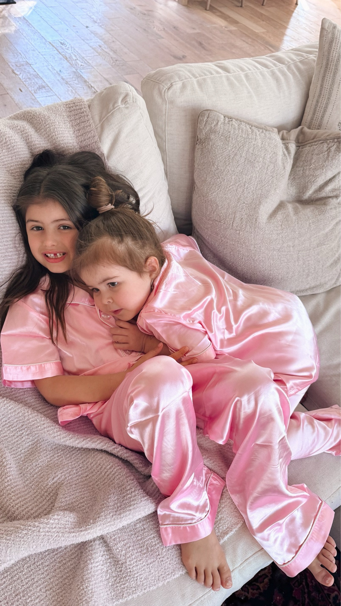Matching satin pjs I got the girls from Amazon 👯 A cute Valentine’s gift idea 💕

#LTKkids #LTKstyletip #LTKGiftGuide