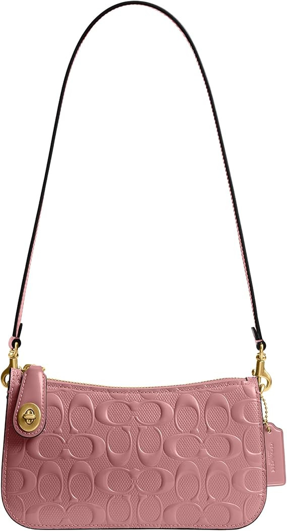 COACH Women's Patent Signature Leather Penn | Amazon (US)