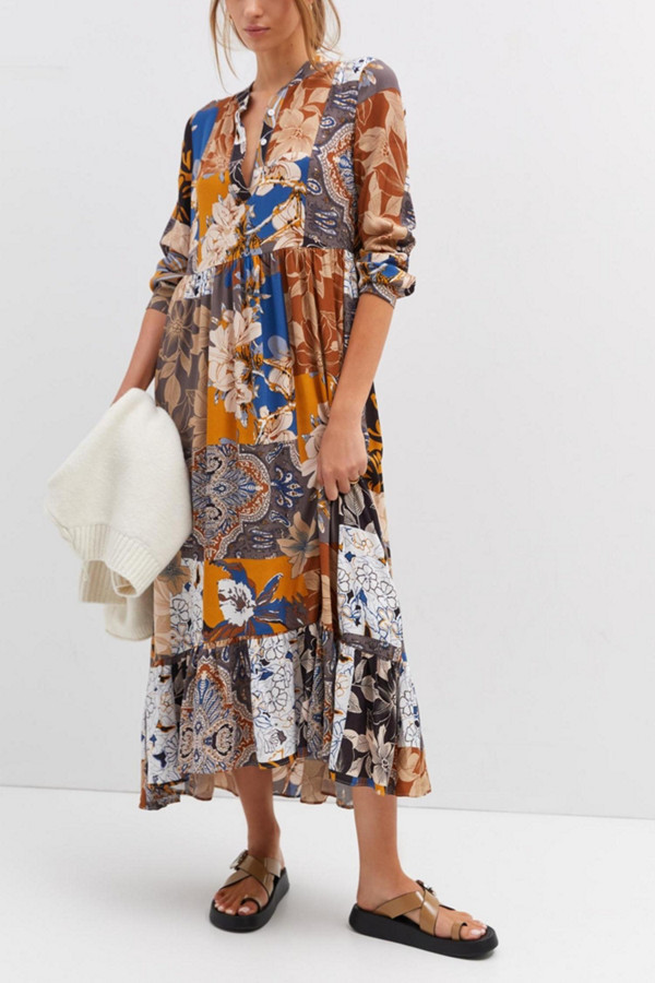 Lynda Tiered Maxi Dress | Nuuly