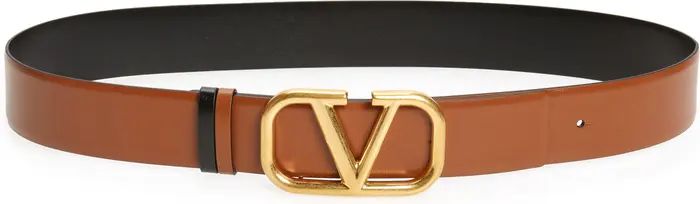 VLOGO Buckle Reversible Leather Belt | Nordstrom