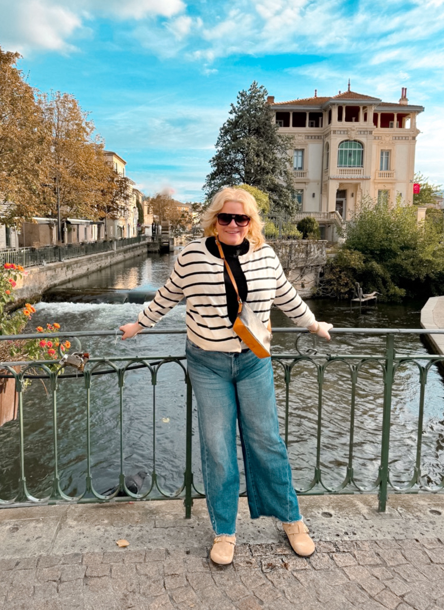 Bonjour, mon amies! 
I hope that everyone is having a lovely Sunday! 
Here is a fun little French outfit for you all! 
The striped cardigan is an absolute steal.
These Birkenstock Bostons are so comfortable (you already know that though!), and I’m seeing so many of the French women wearing them.

Fall outfits, fall style, travel outfit, vacation outfit, October style, French outfits, Eurofall

#LTKSeasonal #LTKFindsUnder50 #LTKTravel