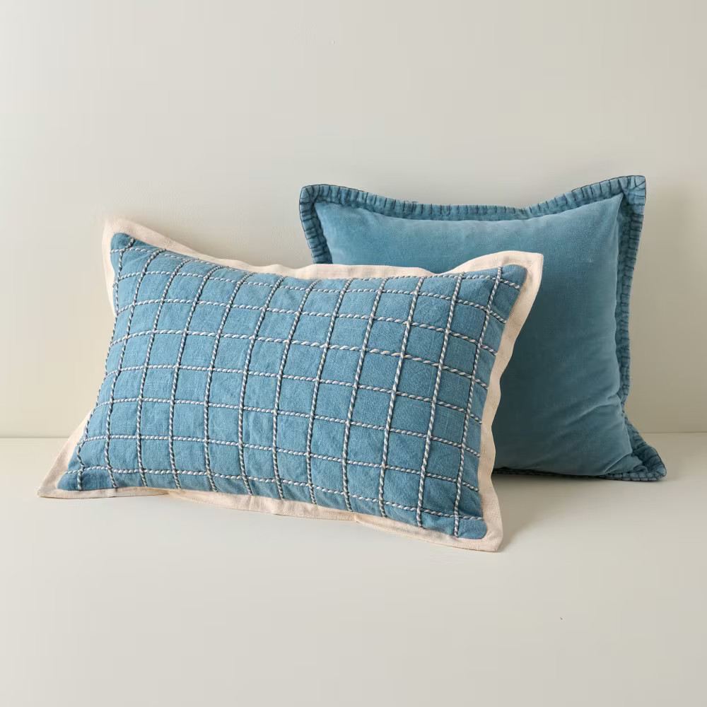 Saylor Grid Pillow Bundle | Magnolia