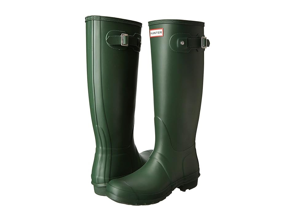 Hunter Original Tall Women's Rain Boots Hunter Green : 10 M, Rubber | Zappos