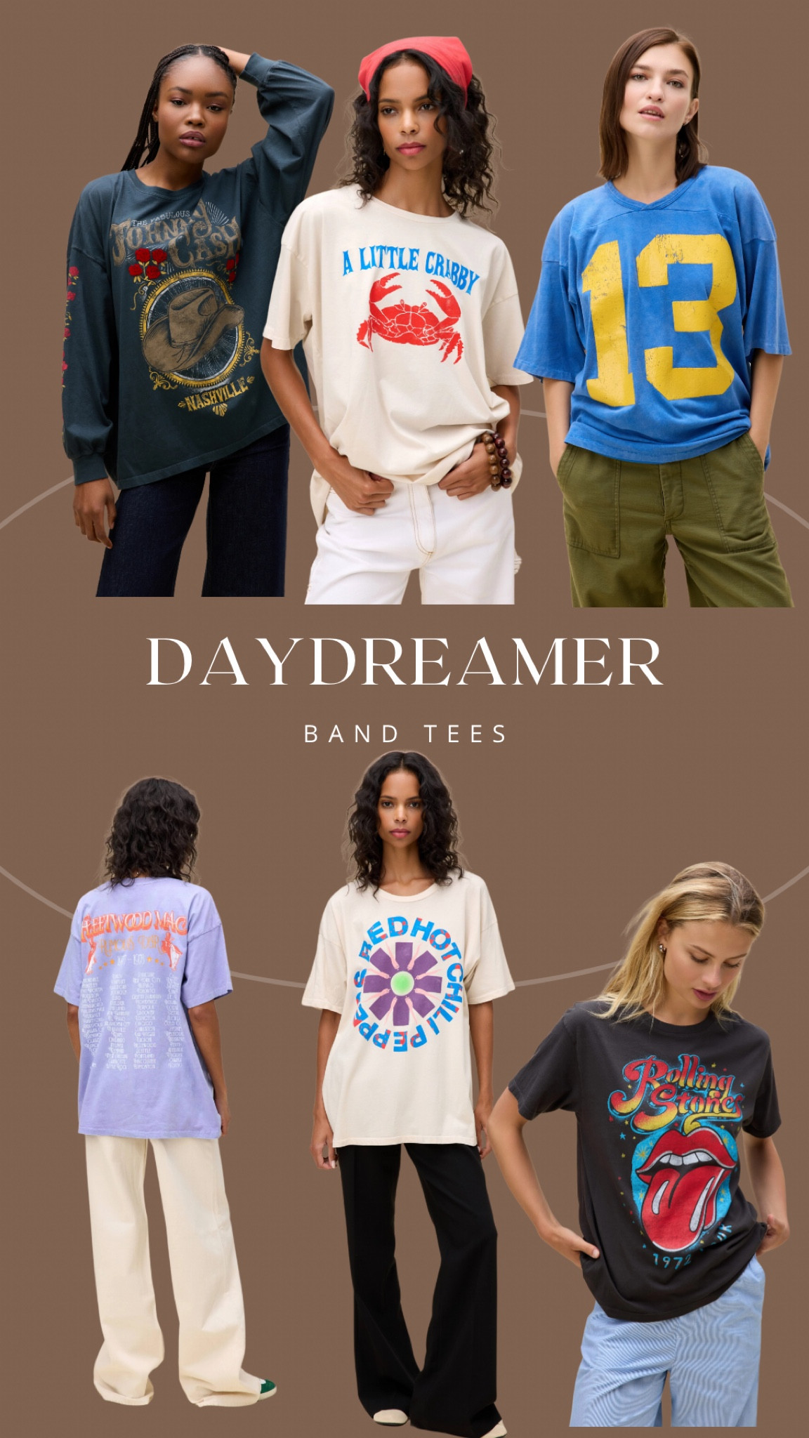 The perfect mix of worn-in comfort and iconic style—because a good graphic tee never goes out of fashion. Linking my faves for you! #LTKstyle #DayDreamerTees #BandTeeObsessed 

#LTKStyleTip