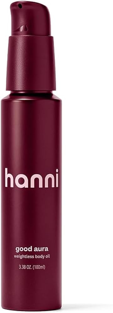 HANNI Good Aura Dry Body Oil, Lightweight After-Shower Moisturizer with Jojoba, Coconut, Baobab, ... | Amazon (US)