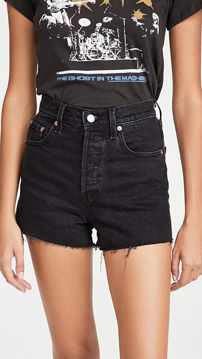 Levi's Women's Premium Ribcage Shorts | Amazon (US)