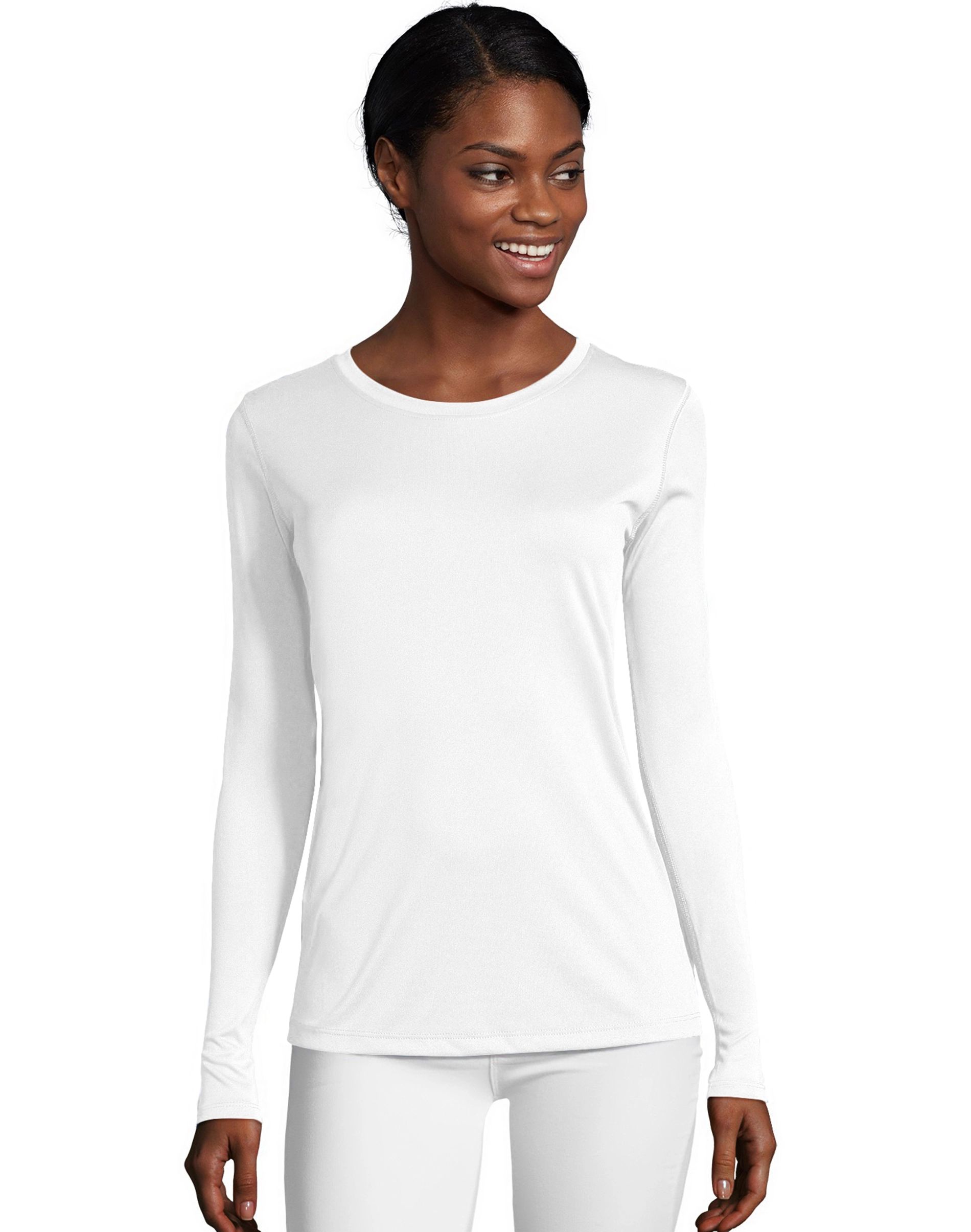 Hanes Sport™ Cool DRI® Women's Performance Long-Sleeve T-Shirt | Hanes.com