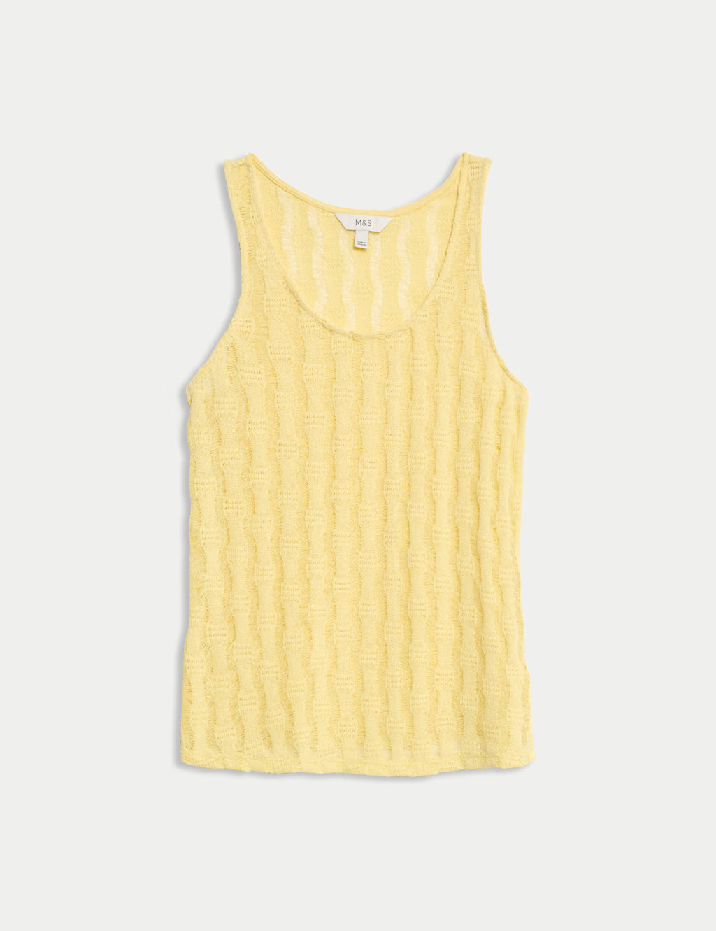 Textured Scoop Neck Vest | Marks & Spencer (UK)