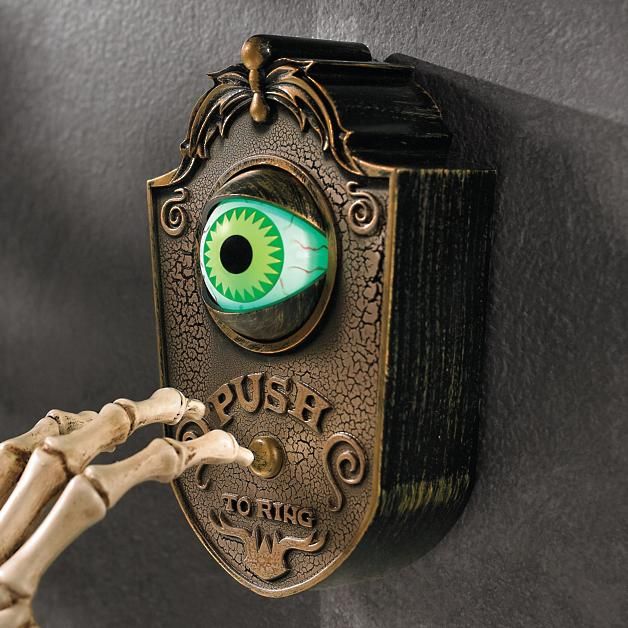 Animated Eyeball Doorbell | Grandin Road | Grandin Road