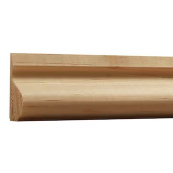 RELIABILT 5/8-in 8-ft Colonial Unfinished Pine L 164 Base Cap Moulding | Lowe's