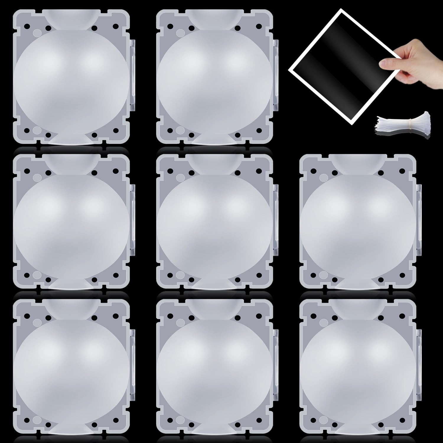 SupKing 8 Pcs Plant Rooting Grow Propagation Ball Air Layering Pods Clear Assisted Cutting Rootin... | Amazon (US)