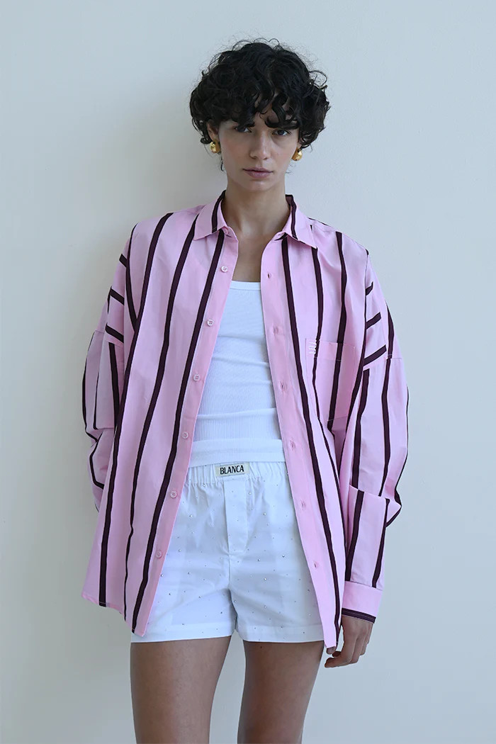 Fleur Shirt Pink | Reliquia Collective & Blanca