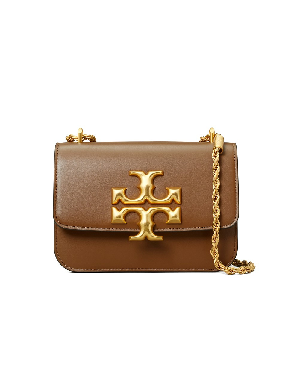 Tory Burch Women's Eleanor Small Leather Shoulder Bag - Moose | Saks Fifth Avenue