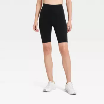 Women's Super Flex Ultra High-Rise Bike Shorts 5" - All In Motion™ Light Violet M | Target