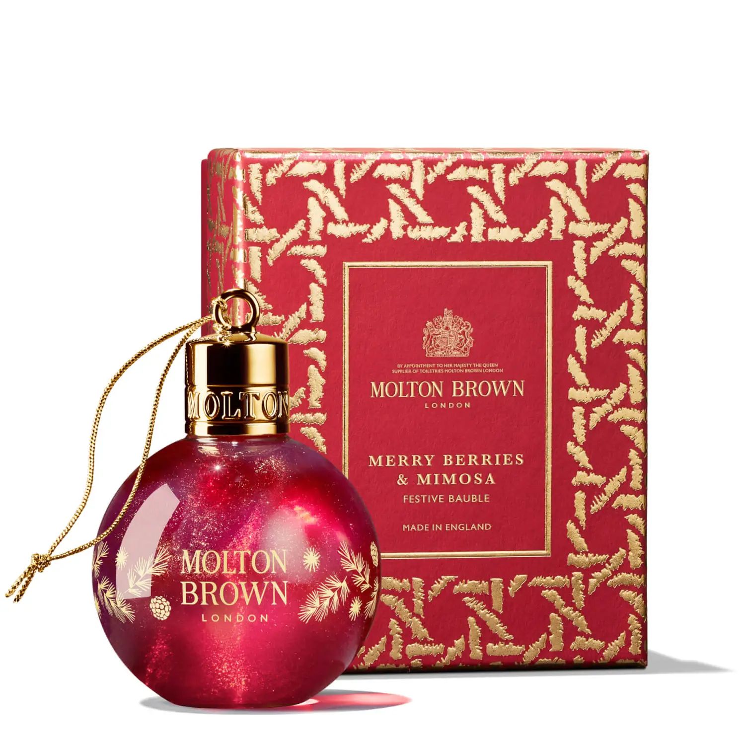 Molton Brown Merry Berries and Mimosa Festive Bauble 75ml | Cult Beauty