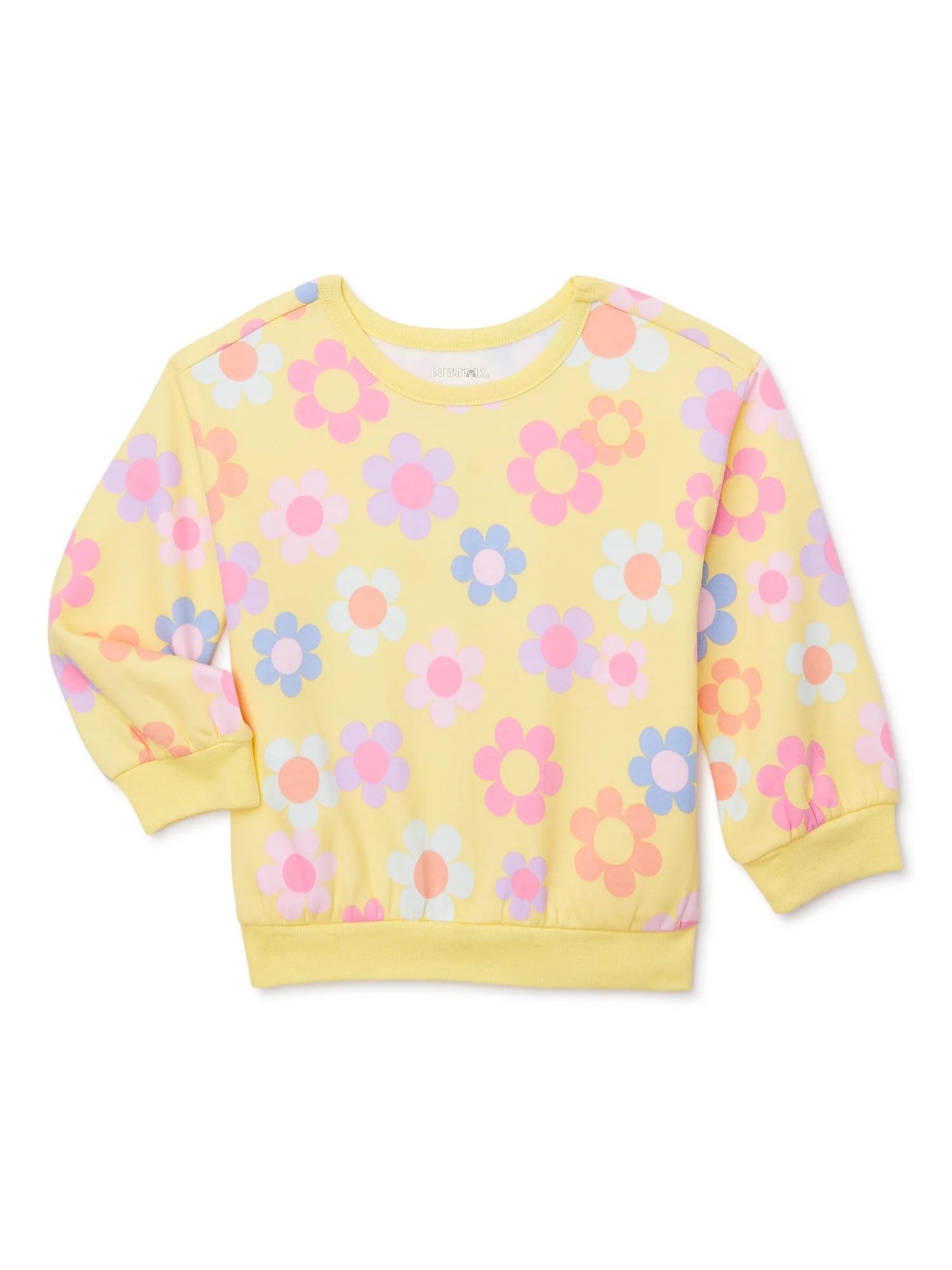 Garanimals Toddler Girl Print Fleece Top, Sizes 12 Months-5T - Walmart.com | Walmart (US)