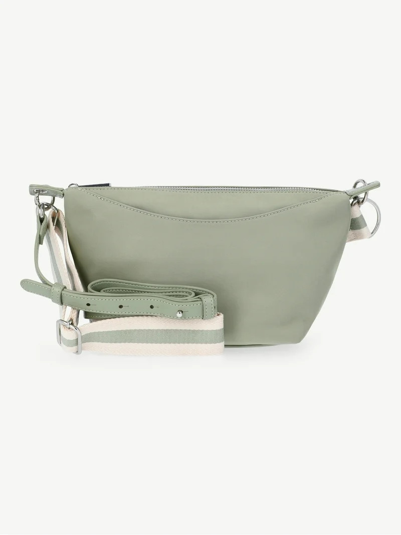Free Assembly Women's Crossbody Handbag, Sage Green | Walmart (US)