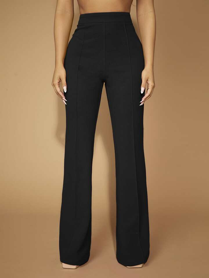 SHEIN SXY High Waist Flare Leg Pants | SHEIN