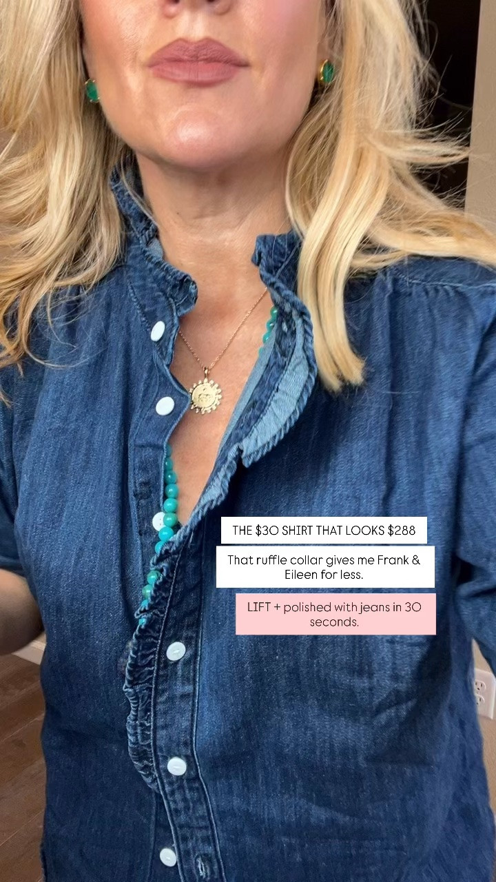 ✨Tap the bell, save and ❤️ start here over 40 fashion, midlife style, midsize fashion and luxury looks for less.  

⬇️Sizing information:
Denim too large tts (size up if in between sizes.) for relaxed fit 
Jeans 12 tts (size up if in between sizes.)

LIFT + polished with jeans in 30 seconds.

👑 Helping you look good, feel good.-Lindsey Denver   Check back daily for belly-friendly style, confidence, and Outfit Physics™.

#LTKOver40 #LTKPlusSize #LTKMidsize

Comment SHOP below to receive a DM with the link to this post on my LTK ⬇ https://liketk.it/6oT0C