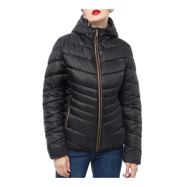 Rokka&Rolla Women's Light Puffer Jacket Coat, up to 2XL - Walmart.com | Walmart (US)