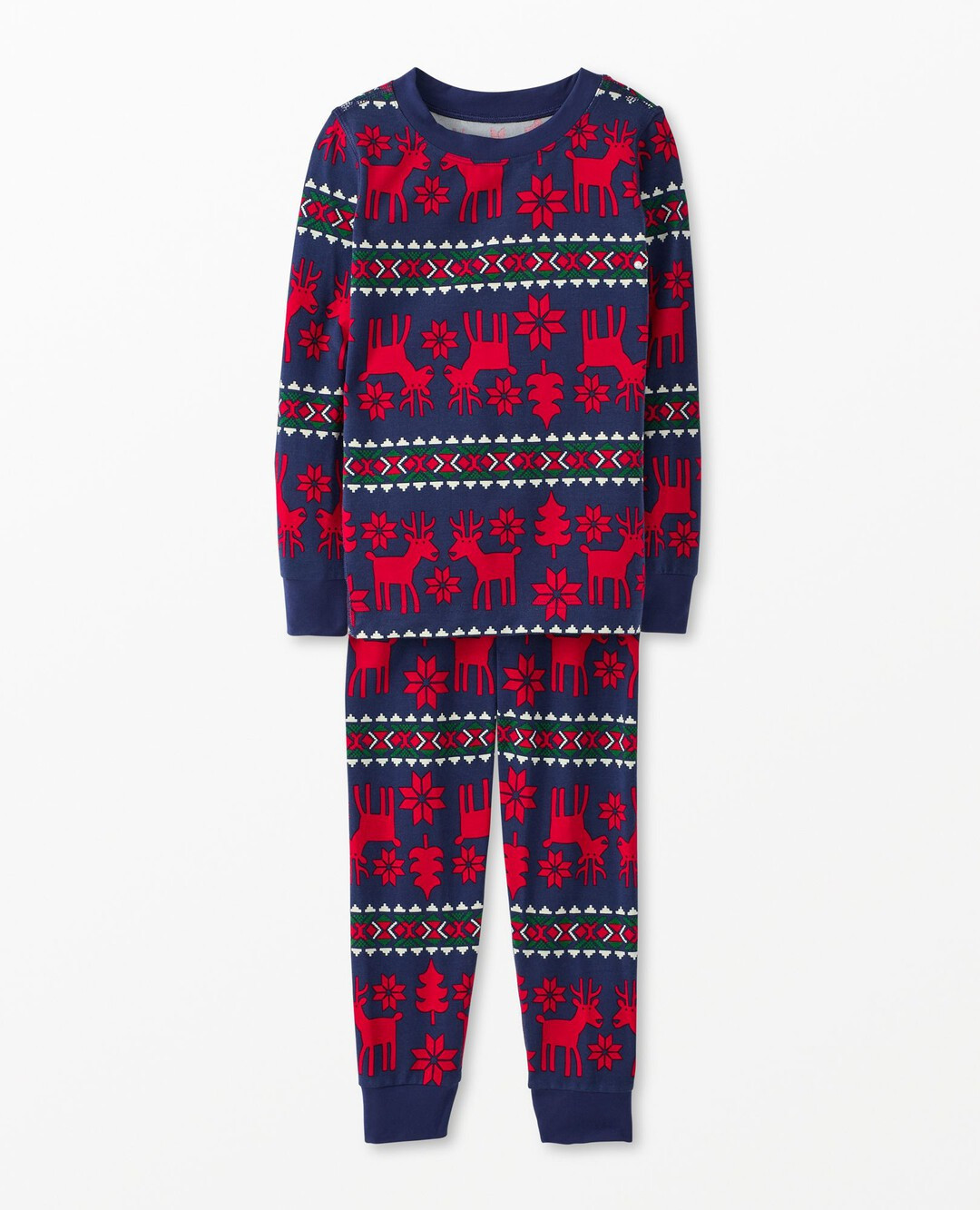 Kids Holiday Long John Pajama Set in HannaSoft™ | Hanna Andersson