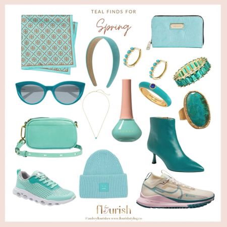 True teal is a universal color, making it a great go-to color if you aren’t sure what works best for you. However, there are so many different shades of teal that truly exemplify the unique qualities of each of the four seasons! You can check out our latest blog post to dive in deeper into the realm of teals. This collection of finds represents some of our favorite teals for Springs, in teals that are splashy, bright, and tropical. #shesaspring #springpalette #teal 

#LTKstyletip #LTKFind #LTKSeasonal