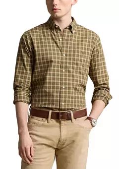 Classic Fit Plaid Twill Shirt | Belk