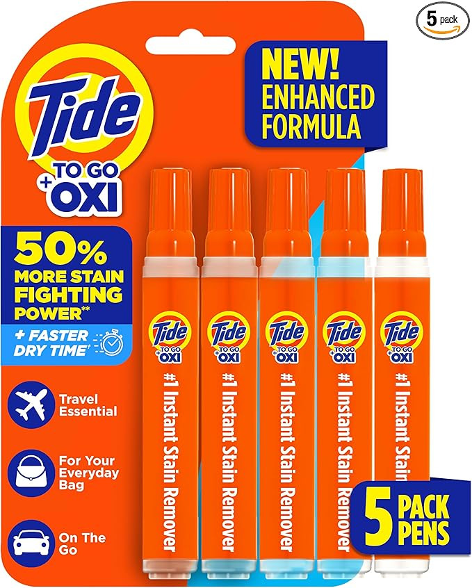 Tide Stain Remover for Clothes, Tide To Go Pen, Instant Stain Remover for Clothes, Travel & Pocke... | Amazon (US)