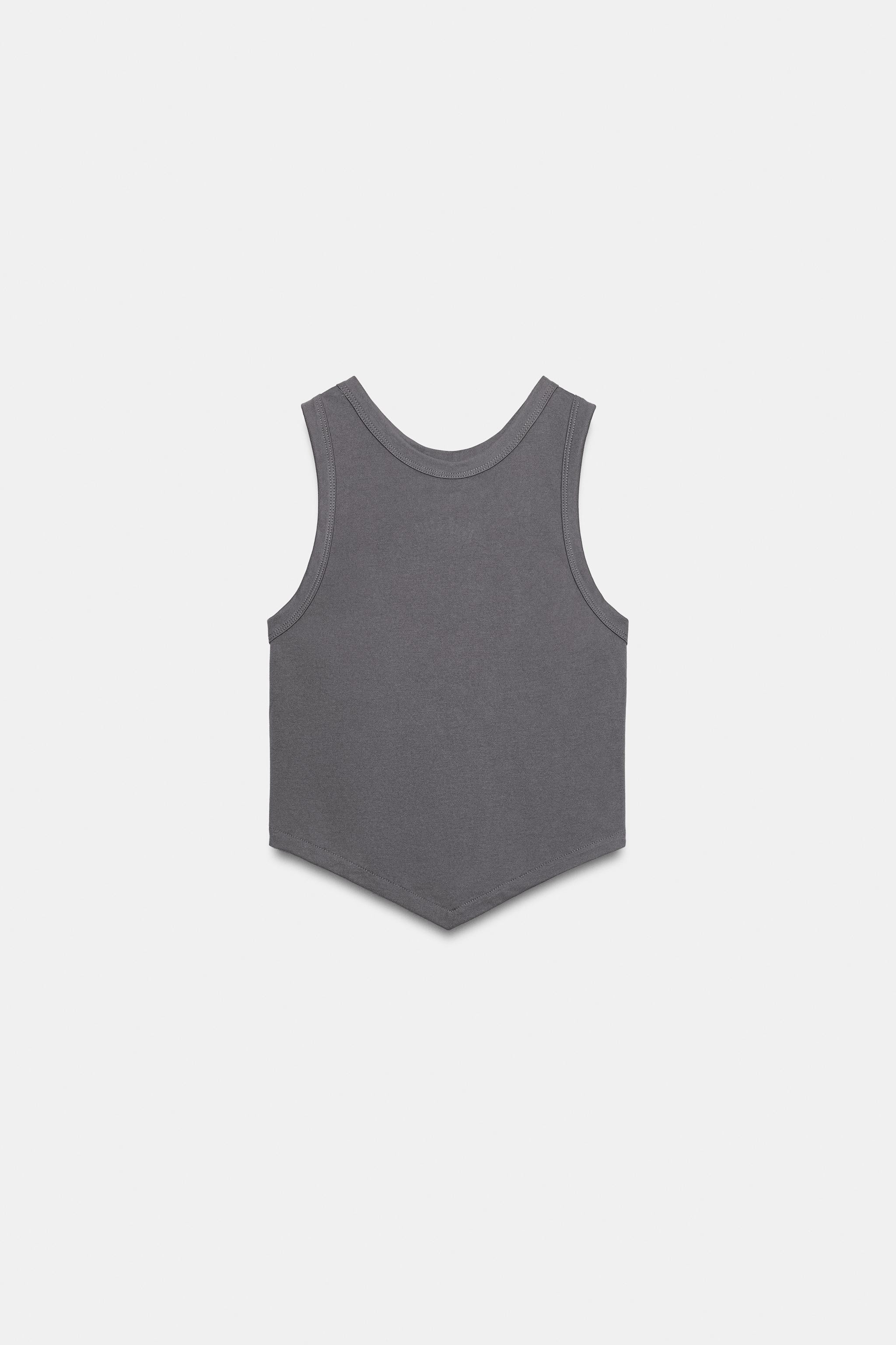 FLOWY TOP WITH BACK OPENING | Zara US