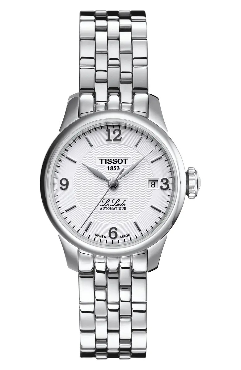 Tissot Le Locle Automatic Bracelet Watch, 25.3mm | Nordstromrack | Nordstrom Rack