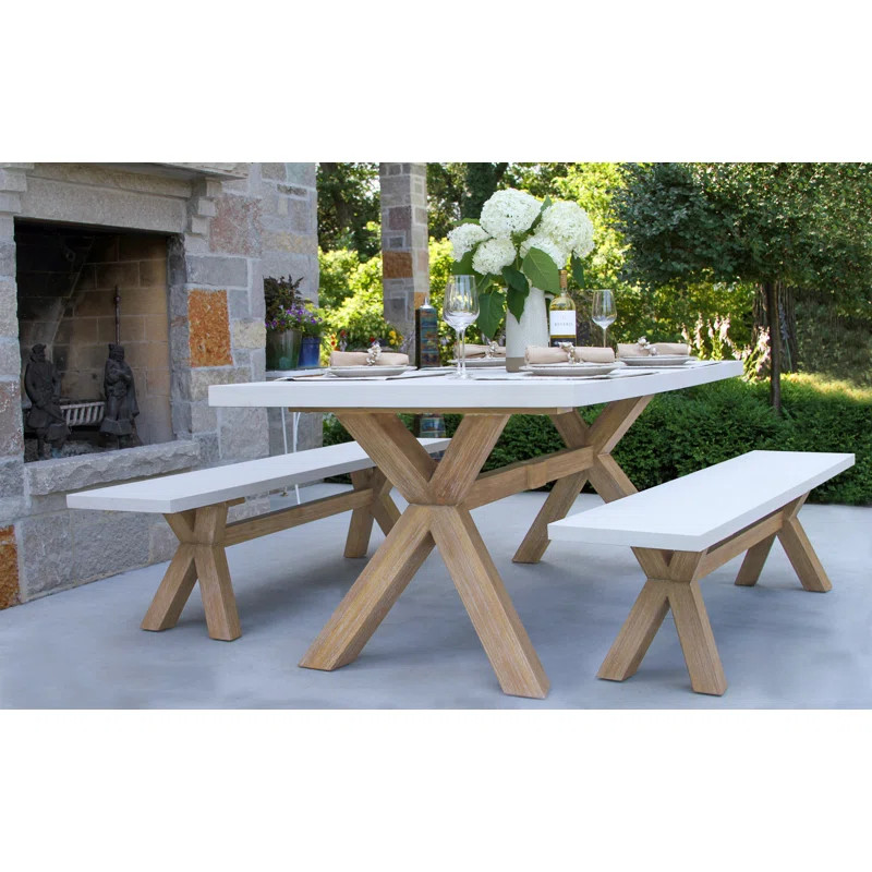 Fleur 6 - Person Patio Dining Set with Rectangular Table | Wayfair North America