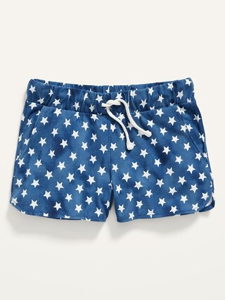 Printed Dolphin-Hem Cheer Shorts for Girls | Old Navy (US)
