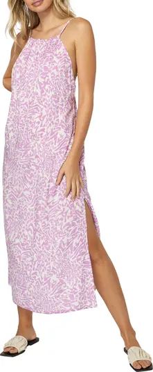 O'Neill Clemence Halter Neck Midi Dress | Nordstrom | Nordstrom