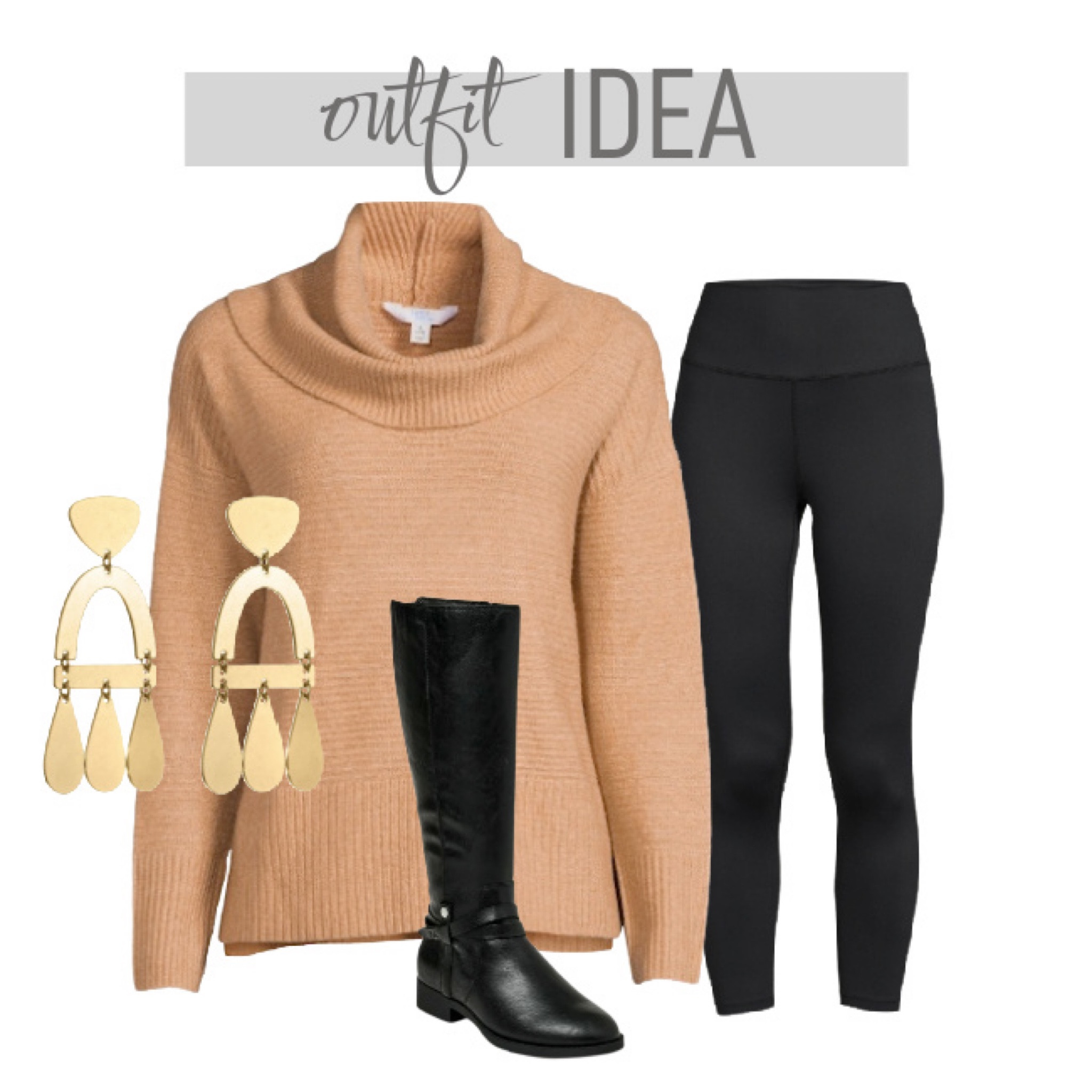 Hello Saturday afternoon! I’m looking at you. This cowelneck sweater is so flattering with his side slits paired with leggings and boots.

#LTKunder50 #LTKstyletip #LTKsalealert