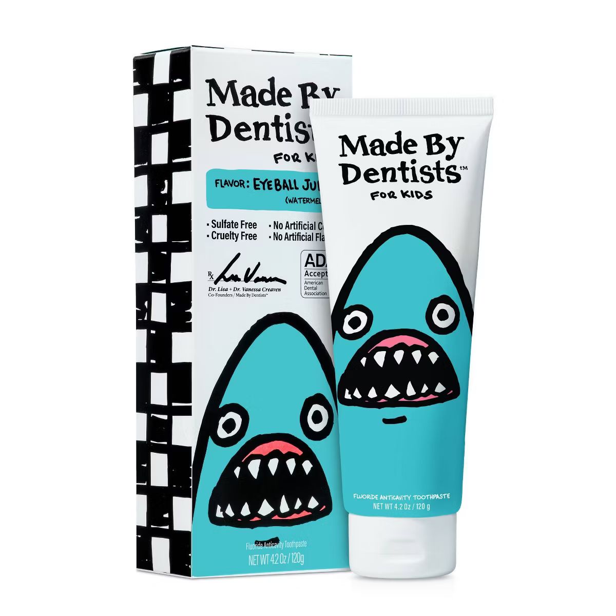 Made by Dentists Kids' Shark Fluoride Anticavity Toothpaste - Watermelon - 4.2oz | Target