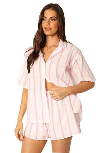 Petal & Pup Costa Short Set - White L | Amazon (US)