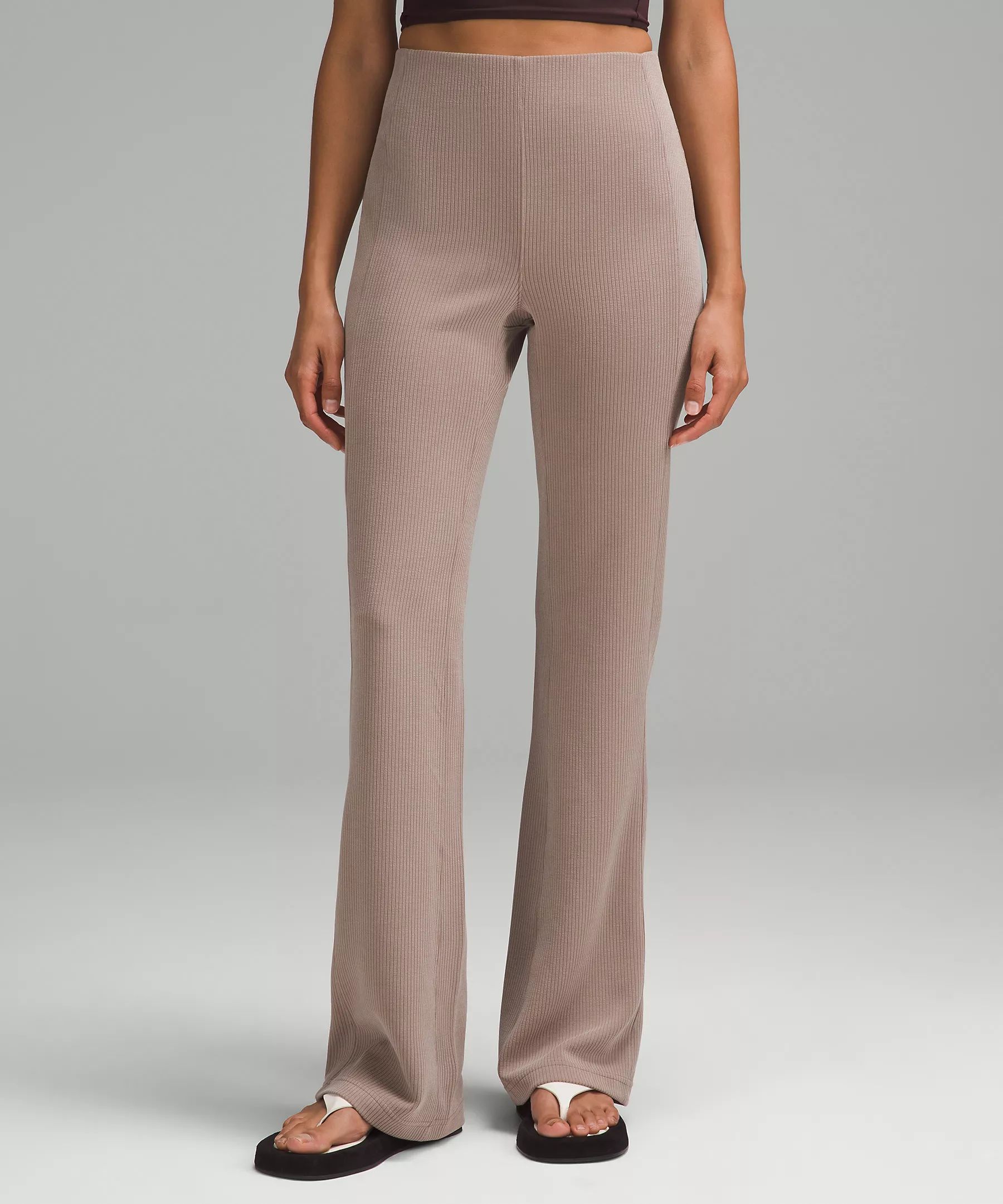 Ribbed Softstreme Flared Pant | Lululemon (US)