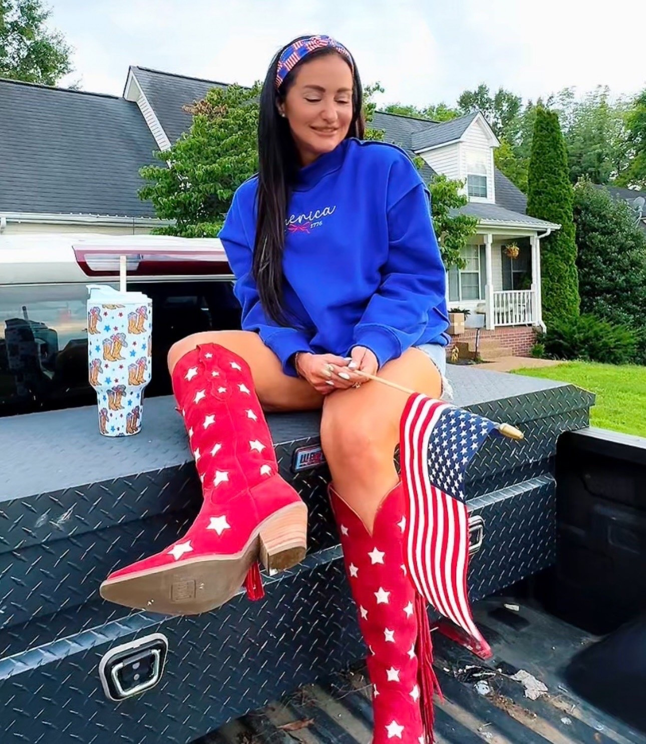 Fireworks on July 4th outfit ready! 🇺🇸🎆

#LTKU #LTKootd #LTKSeasonal