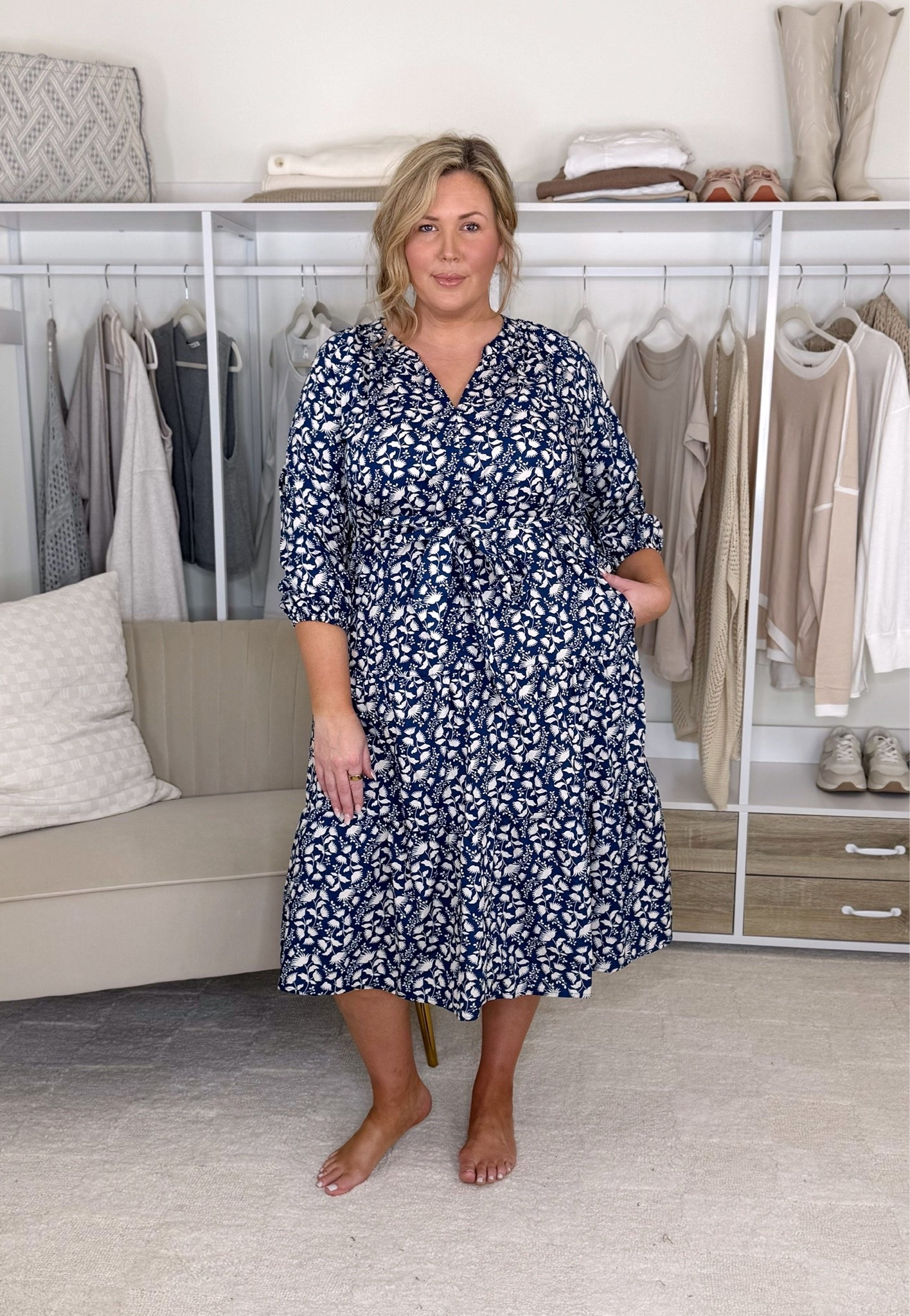 I size down to a 1X in this brand! The blue floral dress did pull in my hips, so get your regular size in that one! Plus size fashion, everyday outfit, spring fashion, spring dresses, mom style, midsize outfits, ootd

#LTKSeasonal #LTKPlusSize #LTKMidsize