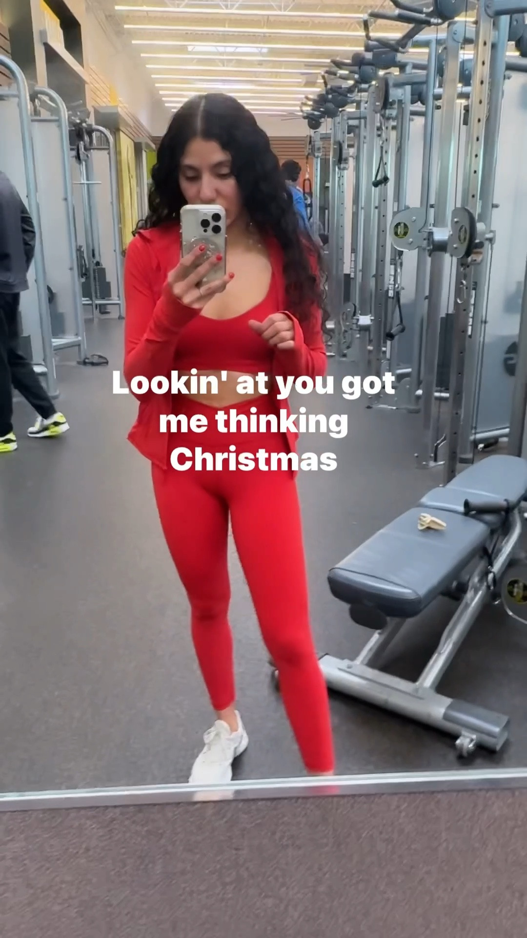 An all red matching workout set is definitely an instant eye-catcher 🔥
👀

#LTKfitnessgoals #LTKActive #LTKHoliday