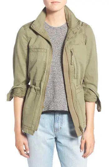 Women's Madewell Fleet Jacket, Size XX-Small - Green | Nordstrom