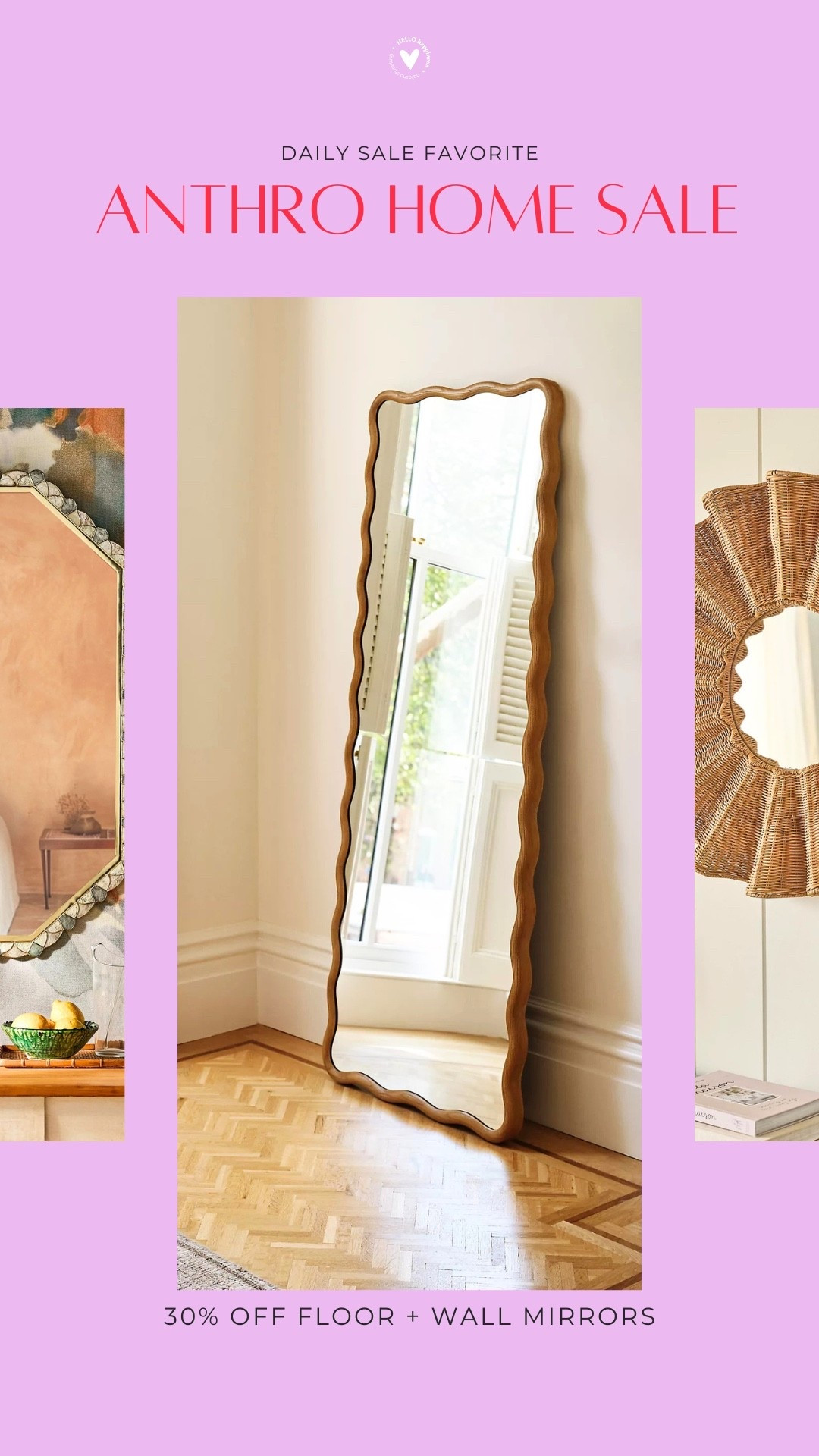 Home refresh, but make it chic ✨ Anthropologie is taking 30% off floor + wall mirrors right now 🤍

The easiest way to elevate any space (and make it feel bigger + brighter) — these are SO good


#LTKHome #LTKSaleAlert
