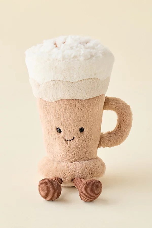Jellycat Amuseables Latte Plushie in Tan at Urban Outfitters | Urban Outfitters (US and RoW)