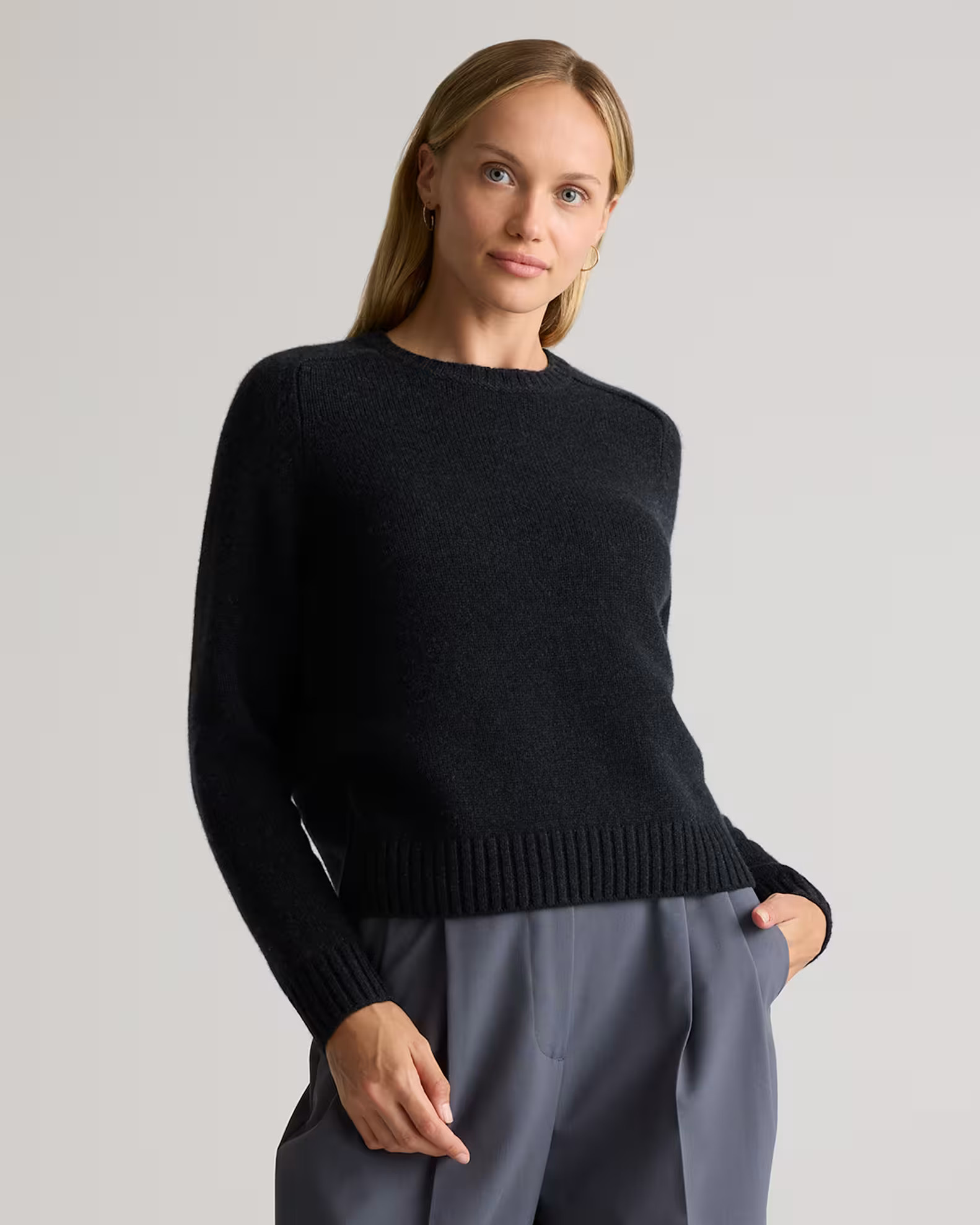Luxe Baby Cashmere Crewneck Sweater | Quince