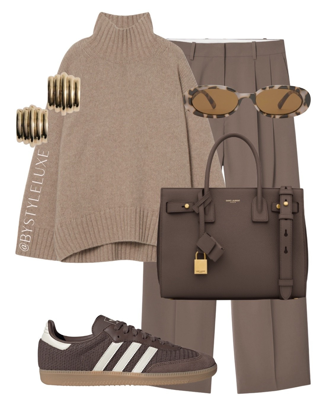 BROWN TROUSERS - an effortless autumn outfit for everyday 

#autumnoutfit #adidassamba #knitwear 

#LTKuk #LTKautumn #LTKshoes
