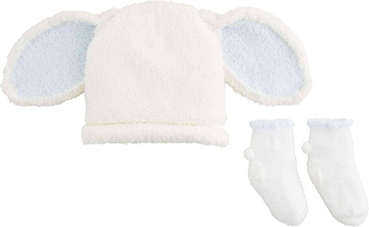 Mud Pie Blue Bunny Hat & Sock Set, 0-12 Months | Amazon (US)