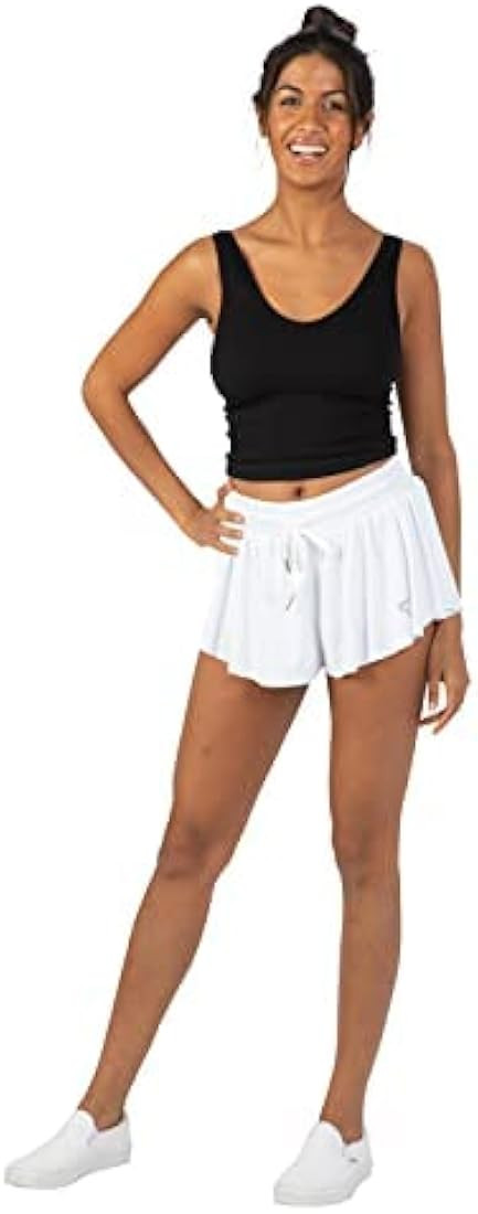 KEIKI KONA 2-in-1 Flowy Fitness Shorts - Quick Dry Comfortable Workout Shorts with Drawstring | Amazon (US)